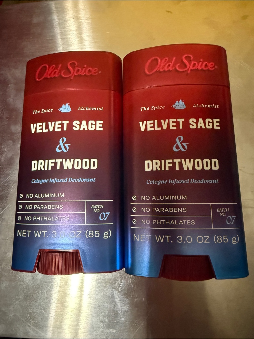 Old Spice Velvet Sage & Driftwood Men’s Deodorant - 2 Pack